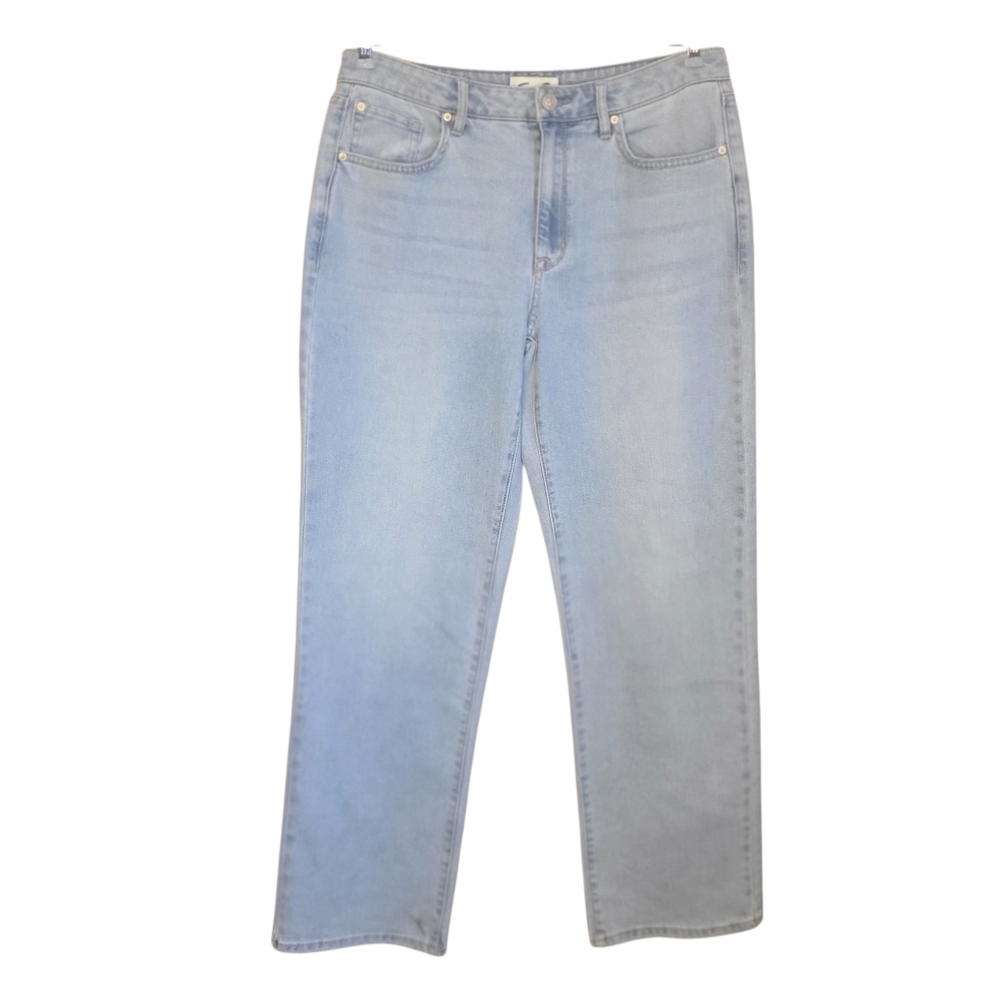 Seven7 Loose Straight Leg Jeans Size 6 | 90s Relaxed Fit Light Wash Denim